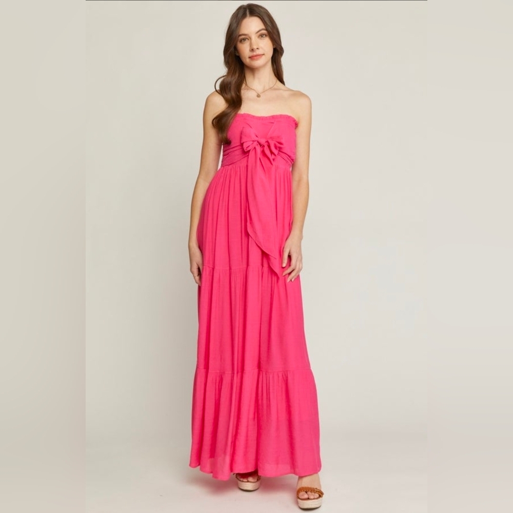 Entro Strapless Maxi Dress